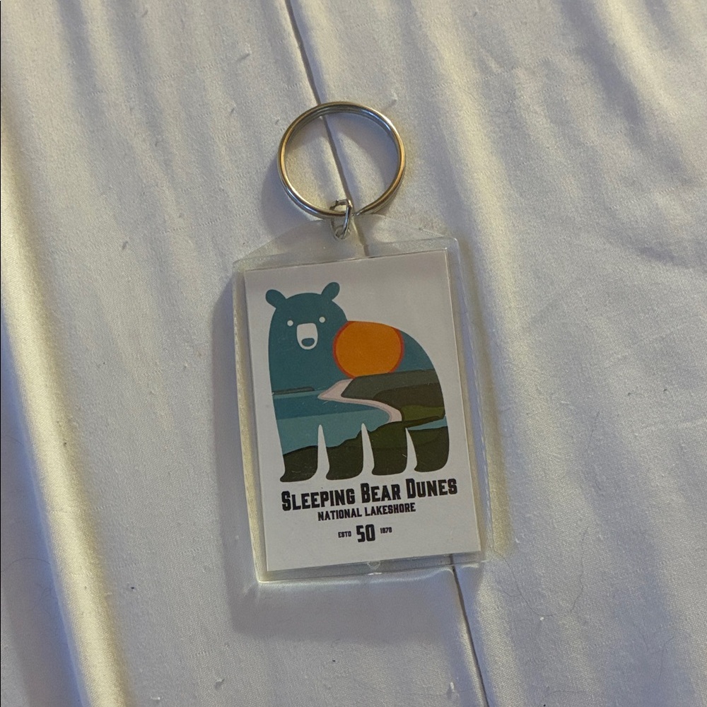 Sleeping Bear Dunes Keychain